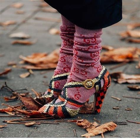 gucci socks and heels